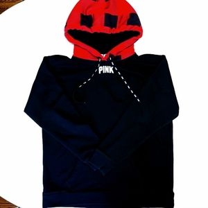 Victoria Secret Pink pullover hoodie Sherpa lined hood